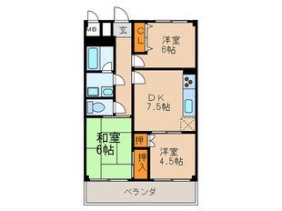 ヒルズ覚王山の物件間取画像